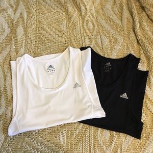 Adidas black and white climacool tank bundle